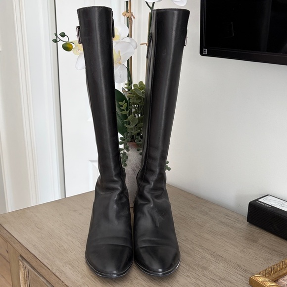 Cole Haan Black leather knee high Boots - Picture 6 of 6
